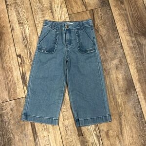 Wide Leg Crop Denim